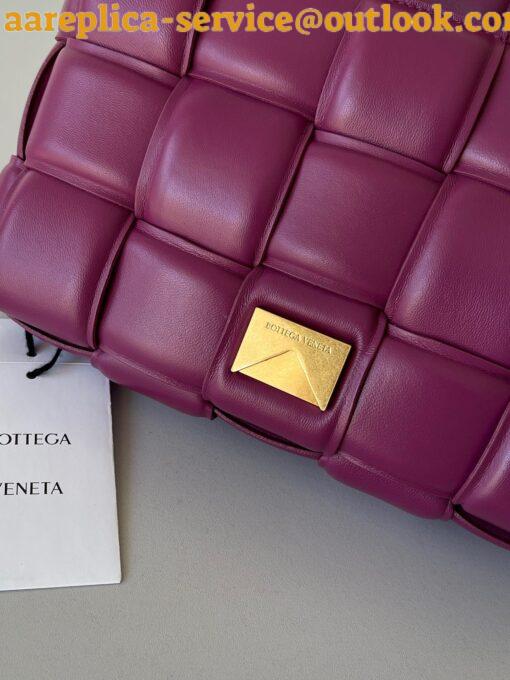 Replica Bottega Veneta Padded Cassette Bag In Cinnabar Intrecciato Lambskin 4