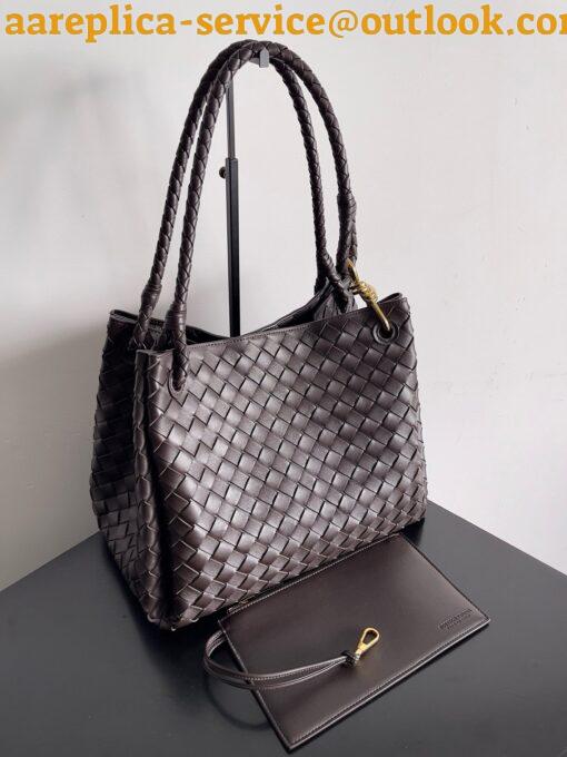 Replica Bottega Veneta Parachute Large Bag in Fondant Intrecciato Lambskin 15