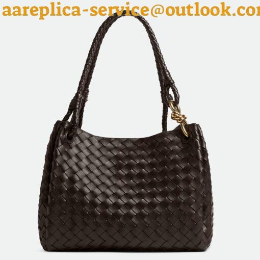 Replica Bottega Veneta Parachute Large Bag in Fondant Intrecciato Lambskin