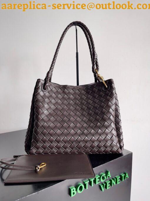 Replica Bottega Veneta Parachute Large Bag in Fondant Intrecciato Lambskin 20