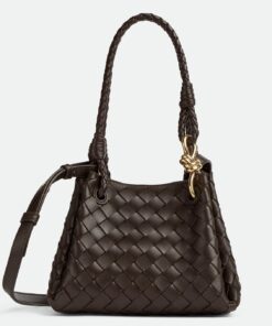 Replica Bottega Veneta Parachute Small Bag in Fondant Intrecciato Lambskin