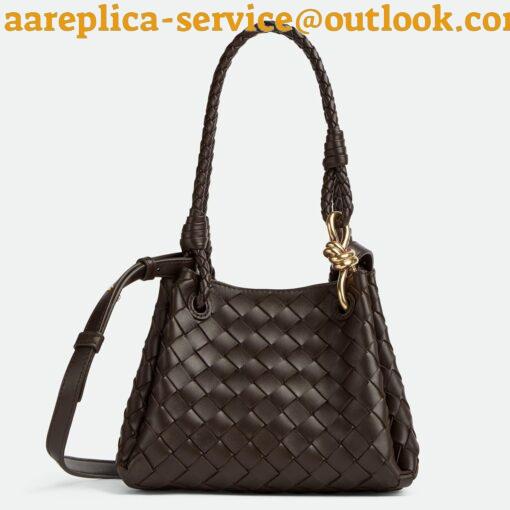 Replica Bottega Veneta Parachute Small Bag in Fondant Intrecciato Lambskin