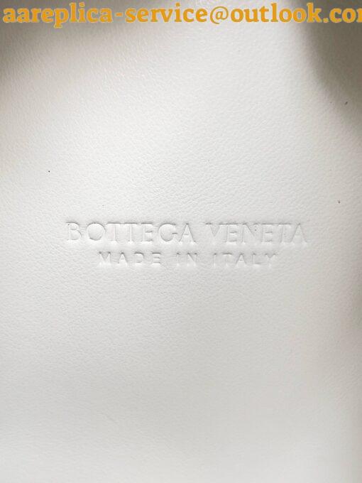 Replica Bottega Veneta Parachute Small Bag in White Intrecciato Lambskin 12