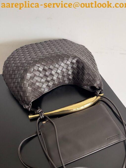 Replica Bottega Veneta Sardine Medium Bag in Fondant Intrecciato Lambskin 8