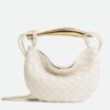 Replica Bottega Veneta Sardine Small Bag with Chain in Natural Raffia 13