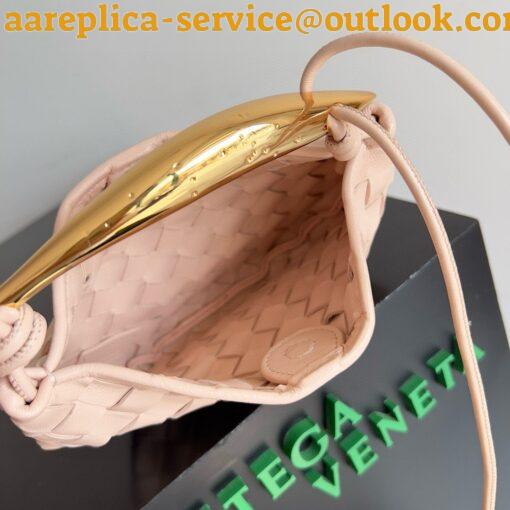 Replica Bottega Veneta Sardine Mini Bag in Lotus Intrecciato Lambskin 19