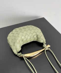 Replica Bottega Veneta Sardine Mini Bag in Travertine Intrecciato Lambskin