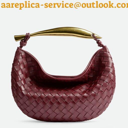 Replica Bottega Veneta Sardine Small Bag In Barolo Intrecciato Lambskin