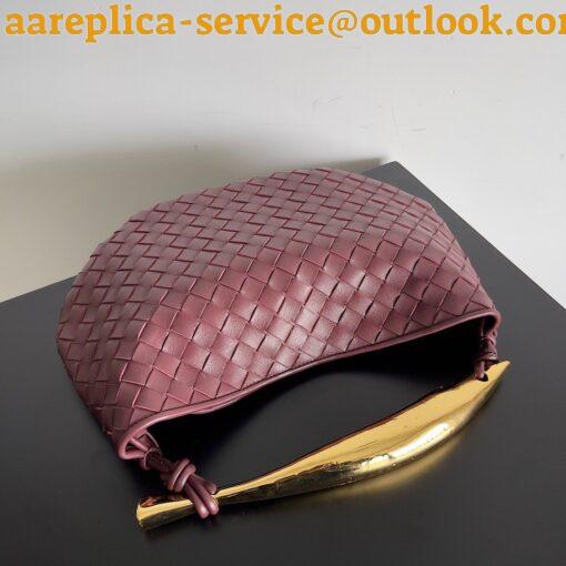 Replica Bottega Veneta Sardine Small Bag In Barolo Intrecciato Lambskin 5