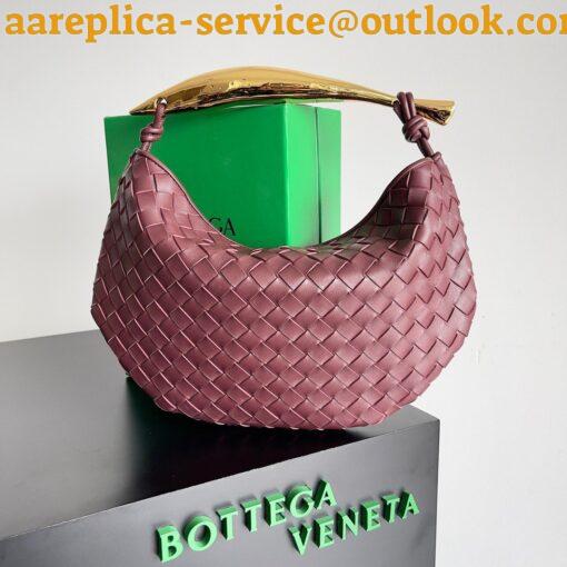 Replica Bottega Veneta Sardine Small Bag In Barolo Intrecciato Lambskin 6