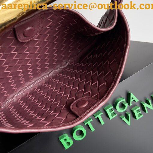 Replica Bottega Veneta Sardine Small Bag In Barolo Intrecciato Lambskin 7