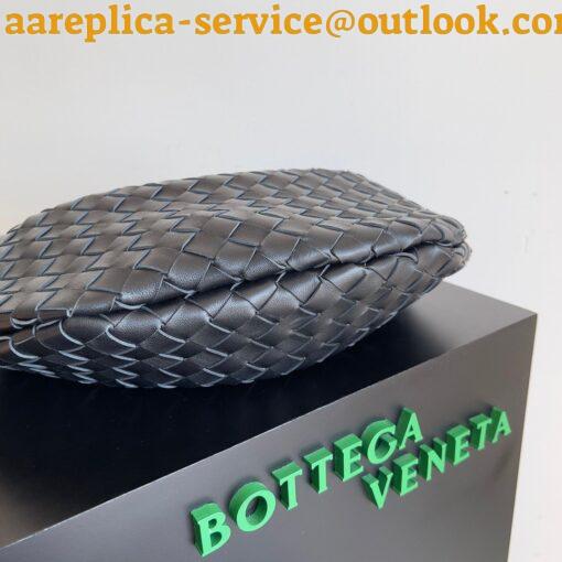 Replica Bottega Veneta Sardine Small Bag In Black Intrecciato Lambskin 8