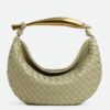 Replica Bottega Veneta Sardine Small Bag In Black Intrecciato Lambskin 12