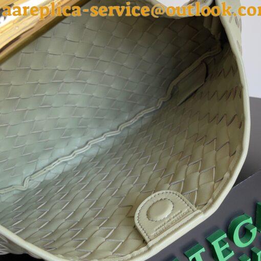 Replica Bottega Veneta Sardine Small Bag In Travertine Intrecciato Lambskin 10