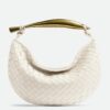 Replica Bottega Veneta Sardine Small Bag In Travertine Intrecciato Lambskin 12