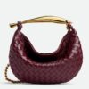 Replica Bottega Veneta Sardine Small Bag with Chain in Black Lambskin 12