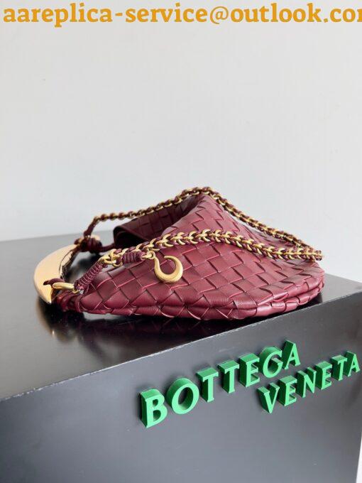 Replica Bottega Veneta Sardine Small Bag with Chain in Barolo Lambskin 3