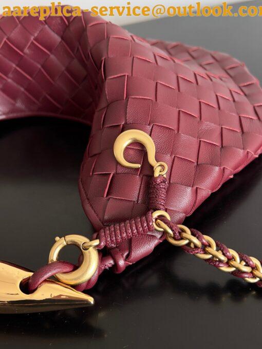 Replica Bottega Veneta Sardine Small Bag with Chain in Barolo Lambskin 7