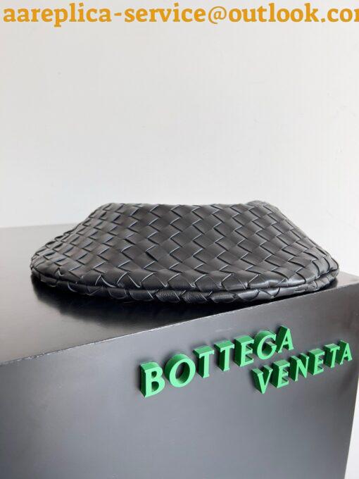 Replica Bottega Veneta Sardine Small Bag with Chain in Black Lambskin 6