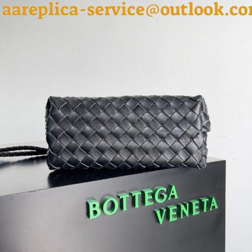 Replica Bottega Veneta Small Andiamo Bag In Black Intrecciato Lambskin 3