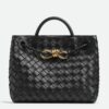 Replica Bottega Veneta Small Andiamo Bag In Ice Cream Intrecciato Lambskin 11