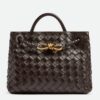 Replica Bottega Veneta Medium Andiamo Bag In Ice Cream Intrecciato Lambskin 23