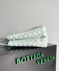 Replica Bottega Veneta Small Andiamo Bag In Glacier Intrecciato Lambskin 2