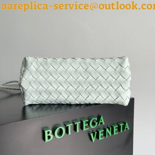 Replica Bottega Veneta Small Andiamo Bag In Glacier Intrecciato Lambskin 3