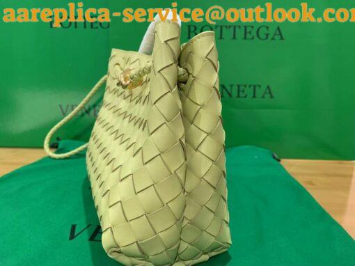 Replica Bottega Veneta Small Andiamo Bag In Ice Cream Intrecciato Lambskin 4