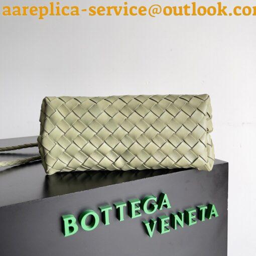 Replica Bottega Veneta Small Andiamo Bag In Travertine Intrecciato Lambskin