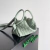 Replica Bottega Veneta Loop Small Bag In Silver Intrecciato Lambskin 12