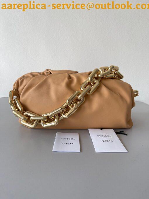 Replica Bottega Veneta The Chain Pouch Bag In Almond Calfskin