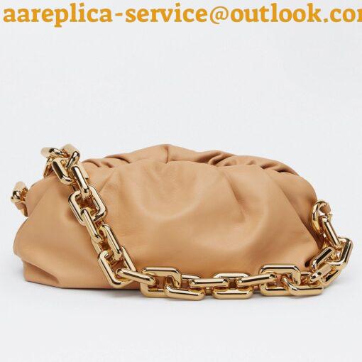 Replica Bottega Veneta The Chain Pouch Bag In Almond Calfskin 3