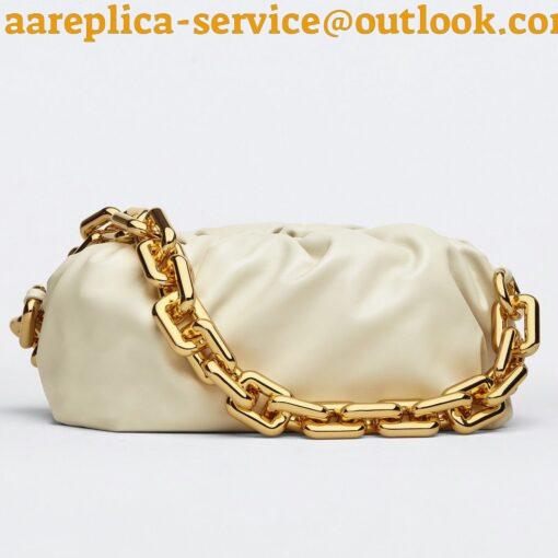 Replica Bottega Veneta The Chain Pouch Bag In Plaster Calfskin