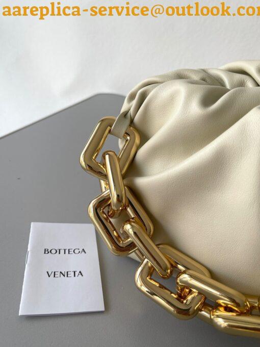 Replica Bottega Veneta The Chain Pouch Bag In Plaster Calfskin 3