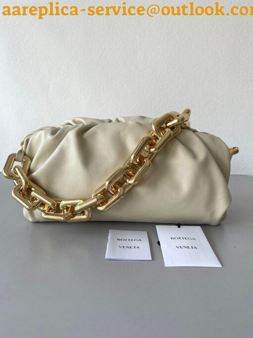 Replica Bottega Veneta The Chain Pouch Bag In Plaster Calfskin 5