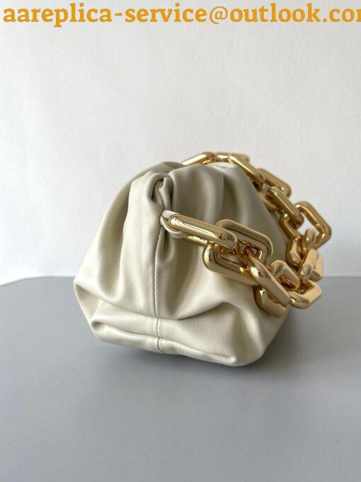 Replica Bottega Veneta The Chain Pouch Bag In Plaster Calfskin 7