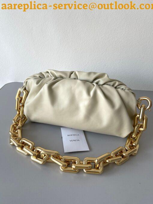 Replica Bottega Veneta The Chain Pouch Bag In Plaster Calfskin 11