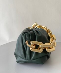 Replica Bottega Veneta The Chain Pouch Bag In Raintree Calfskin