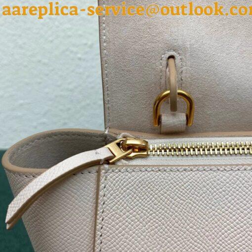 Replica Celine Belt Nano Bag In Pale Pink Grained Calfskin 9