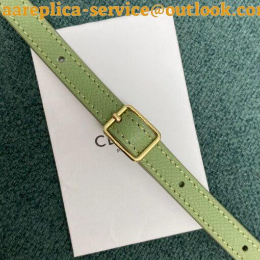 Replica Celine Belt Nano Bag In Sage Grained Calfskin 12