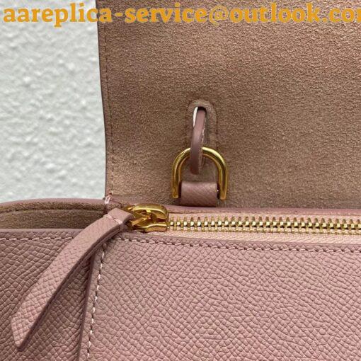 Replica Celine Belt Nano Bag In Vintage Pink Grained Calfskin 8