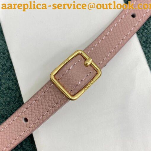 Replica Celine Belt Nano Bag In Vintage Pink Grained Calfskin 11