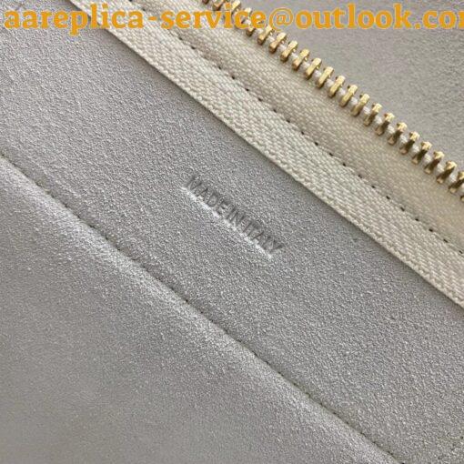 Replica Celine Belt Nano Bag In White Grained Calfskin 8