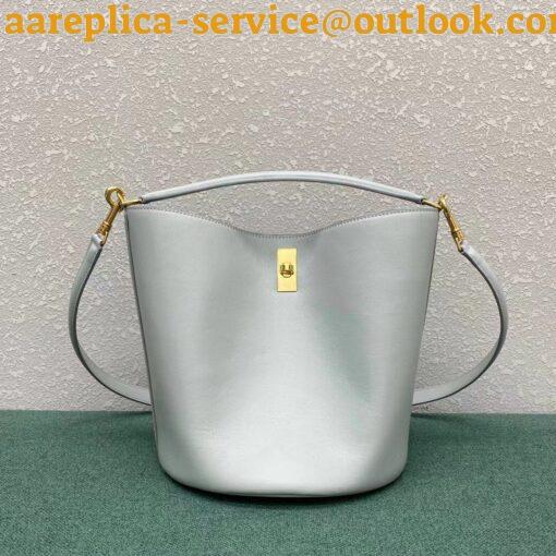 Replica Celine Bucket 16 Bag In Mineral Smooth Calfskin 3