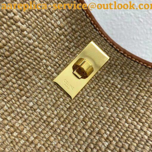 Replica Celine Bucket 16 Bag In Textile with Celine Logo 39