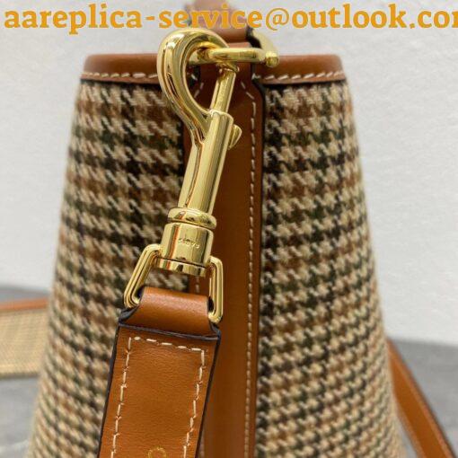 Replica Celine Bucket 16 Bag In Tweed and Calfskin 22