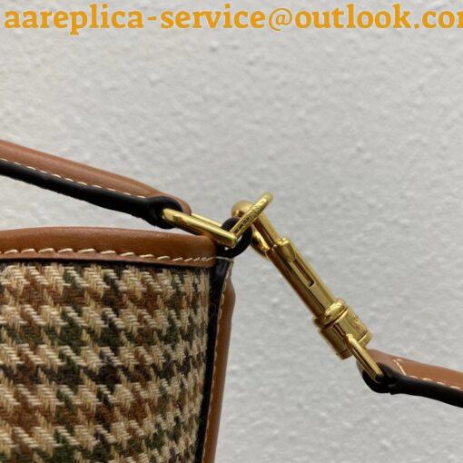 Replica Celine Bucket 16 Bag In Tweed and Calfskin 23