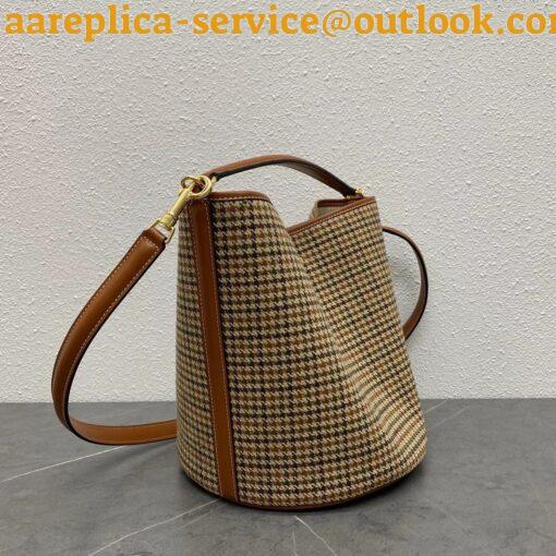 Replica Celine Bucket 16 Bag In Tweed and Calfskin 26