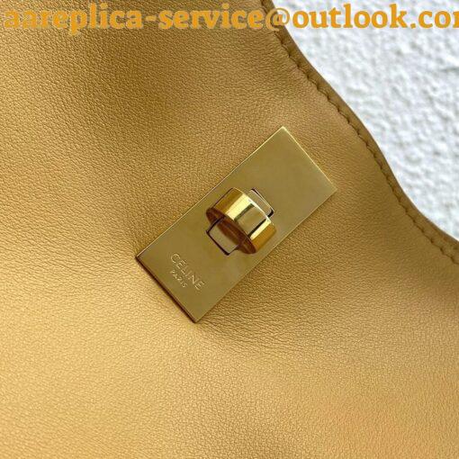 Replica Celine Bucket 16 Bag In Yellow Soft Bare Calfskin 23